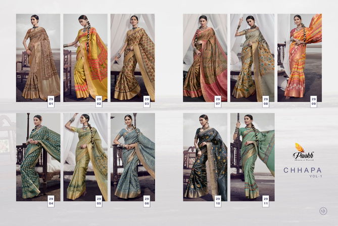 Chappa Vol 1 Silk Designer Wedding Sarees Catalog